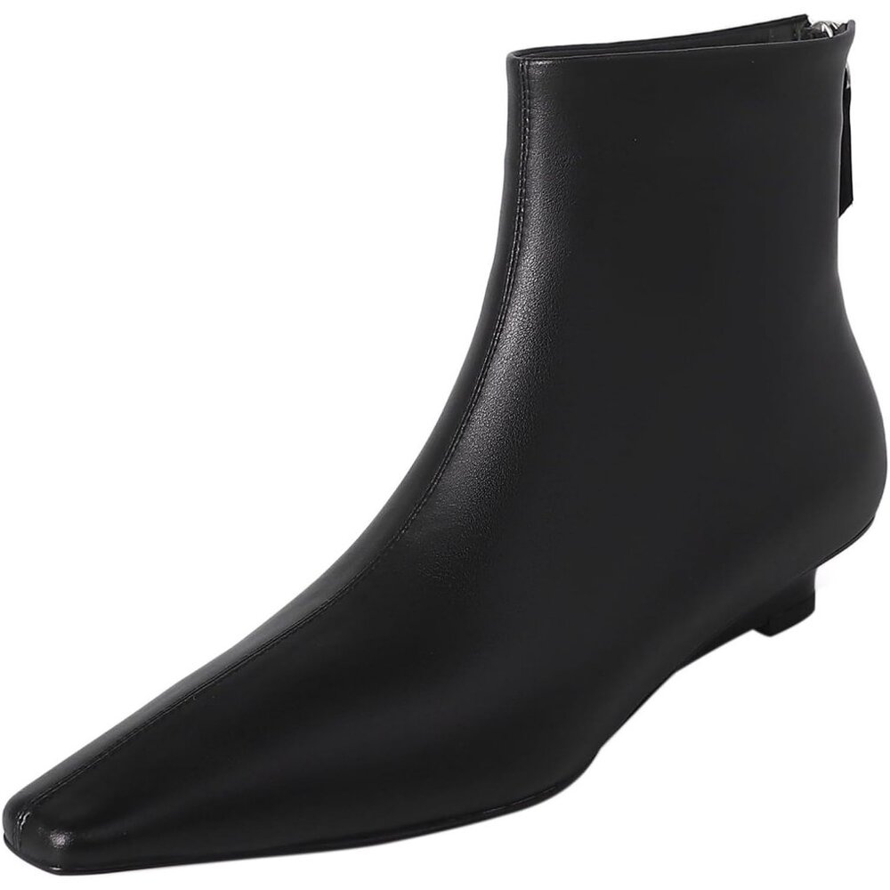 Beauty Cry Leather Ankle Booties